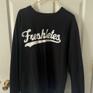 Freshletes Men’s Black Sweatshirt